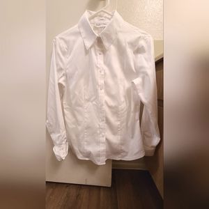 WORN ONCE Calvin Klein White Button Classic Dress Shirt
